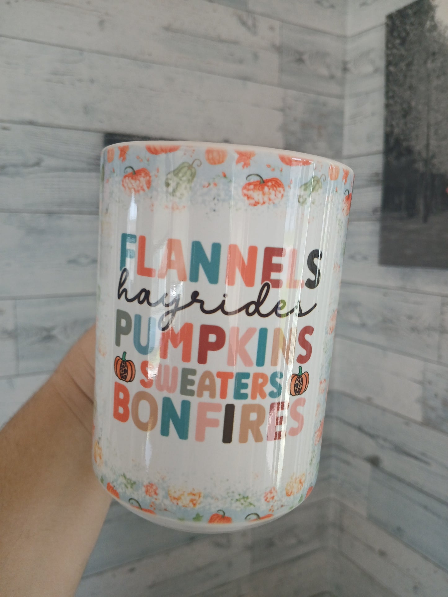 Fall inspired 15 oz mug
