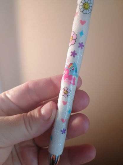 Pony nostalgia glitter gel pen