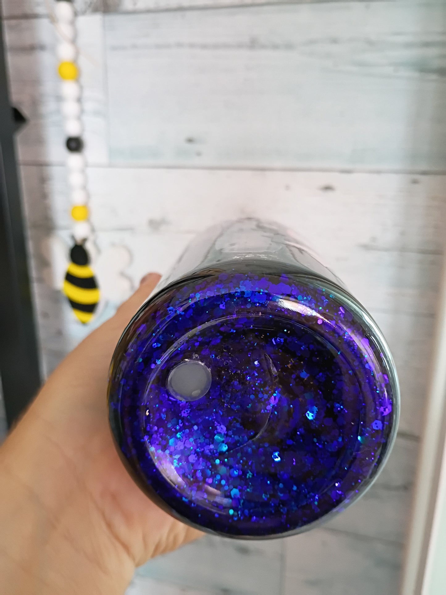 Spooky Pink Skull Bow Snow Globe Plastic Can – Glitter Tumbler with Straw
